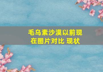 毛乌素沙漠以前现在图片对比 现状